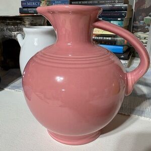 Fiestaware Blush Pink Ceramic Pitcher